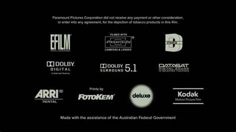 Dolby Atmos In Selected Theatres Credits Logos