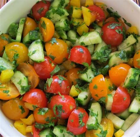 Cherry Tomato And Cucumber Salad Mother Would Know