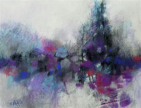 Streams Of Consciousness Pastel By Cynthia Haase