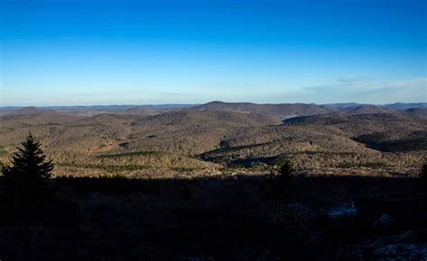 Allegheny Mountains In The Morning Light From Spruce Knob In West