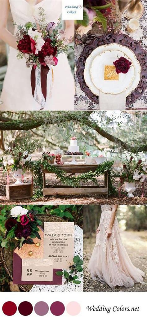 The Best Autumnal Wedding Colours Red Wedding Ideas Chwv Wedding