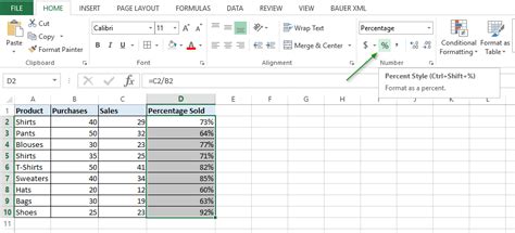 Percentages In Excel How To Use The Percentage Formula In Excel Ionos