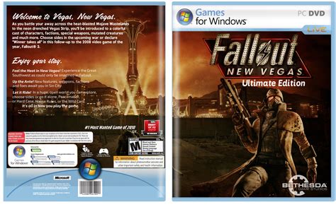 Viewing Full Size Fallout New Vegas Ultimate Edition Box Cover