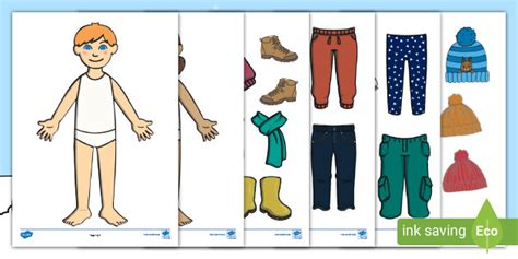 A4 Clothes Cut Outs Kids Activity Teacher Made Twinkl Ph