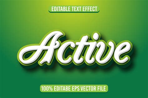 Active Editable Text Effect Graphic By Maulida Graphics · Creative Fabrica