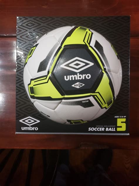 Umbro Tristar Official Size 5 Adult And Teen Soccer Ball White Black