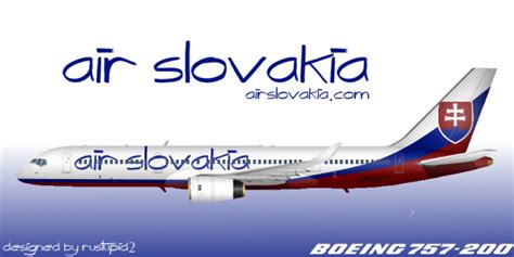 Air Slovakia 757 200 Rustupid2 Logos And Liveries Gallery Airline