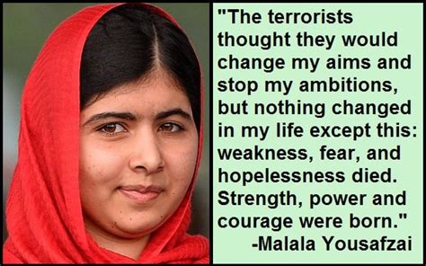 Now she's using her fame to further girls' education: Best and Catchy Motivational Malala Yousafzai Quotes And Sayings