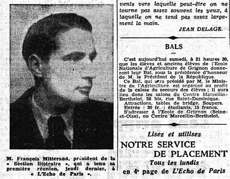 Find the perfect francois mitterrand stock photos and editorial news pictures from getty images. François Mitterrand à L'Écho de Paris : 1936-1937 ...