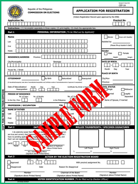 Comelec Registration Form 2021 Comelec Magkakasa Ng Internet Voting