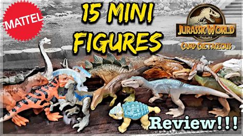 Mattel Jurassic World Camp Cretaceous 15 Mini Figure Set Review Youtube