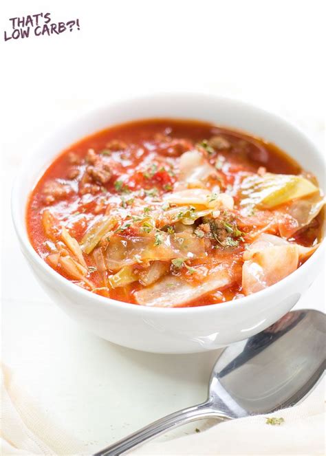 Unstuffed Cabbage Soup With The Flavors Of Cabbage Rolls All Made In