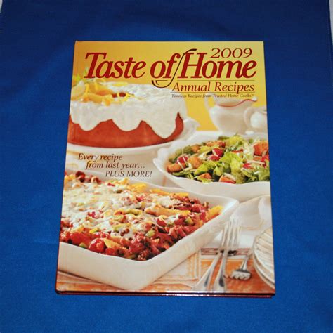 Taste Of Home 2009 Annual Recipes Cookbook Hardcover Recipe Etsy