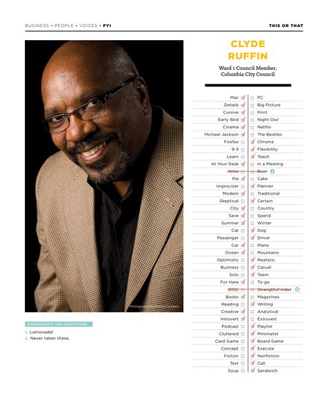 Clyde Ruffin Ward 1 Council Member Columbia City Council Como Magazine
