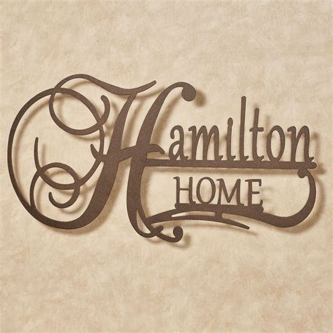 Affinity Home Personalized Metal Wall Art Sign By Jasonw Studios