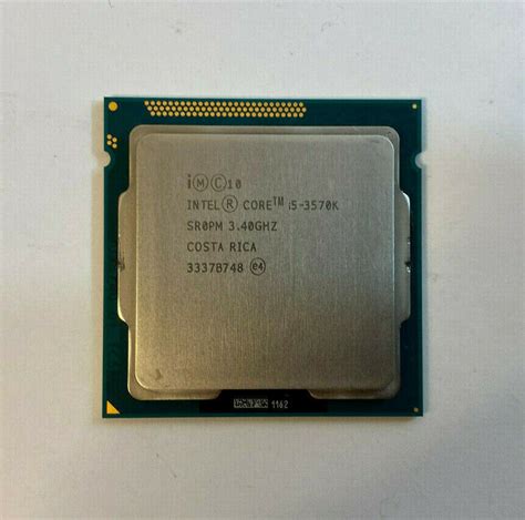 Intel Core I5 3570k Quad Core Sr0pm 34ghz Processor Tested For Sale