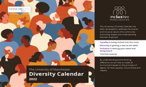 2022 Diversity Calendar Now Available Staffnet The University Of