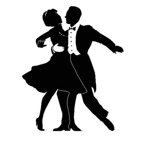 Ballroom Dance Silhouette Tango Clip Art Dancing Png Download 1024
