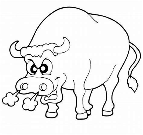 Desenho De Boi Para Colorir E Imprimir