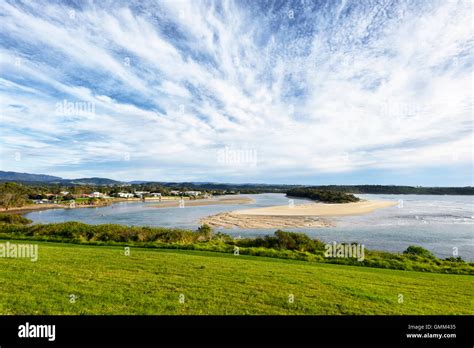 View Of The Minnamurra River Mouth Illawarra Coast New South Wales