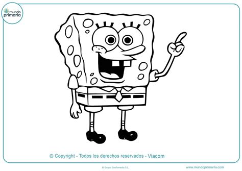 Dibujos de Bob Esponja para Colorear【Imprimir y Pintar】