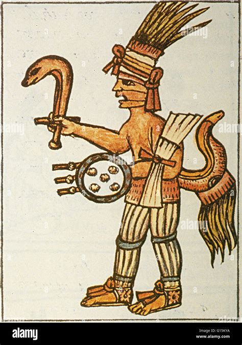 Huitzilopochtli era la deidad tribal de los mexica fotografías e