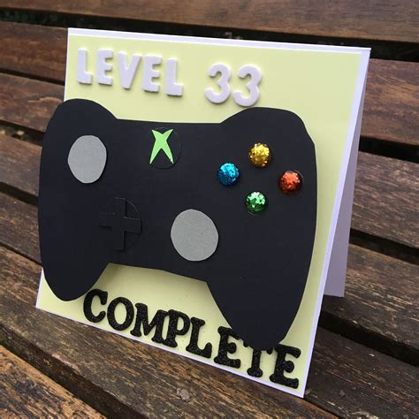 Xbox Controller Birthday Card Elitetsonline