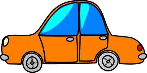 Car Orange Cartoon Clip Art At Vector Clip Art Online
