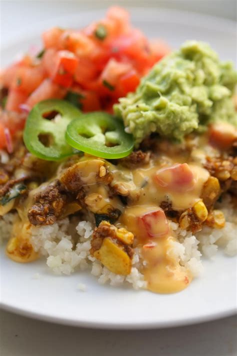 This recipe calls for either canned or fresh peppers (whichever you have). Low Carb Burrito Bowls | Recipe | Mexican food recipes ...