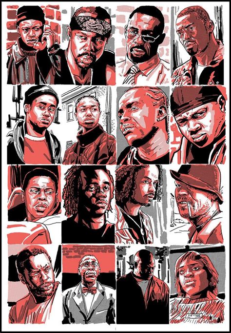 What are the best seasons of the wire? The Wire Character Profile Prints - Missed Prints