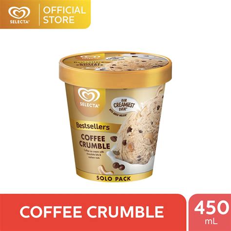 Selecta Coffee Crumble Ice Cream Ml Shopee Philippines