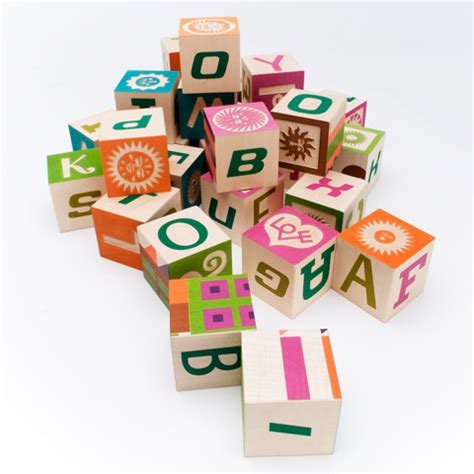Authoritative children embark to take advantage of playing with these blocks albeit yours truly are about one year old. 8 extremely cool sets of modern alphabet blocks - Cool Mom ...
