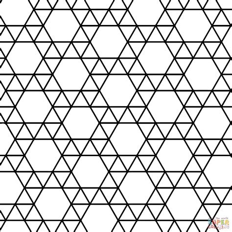 All you need is a small rectangle cutout. Geometric Tessellations Coloring Pages - Coloring Home
