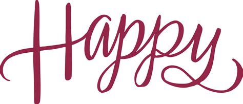 Happy Word Svg Cut File Snap Click Supply Co