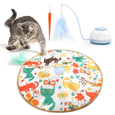 Buy Pawaboo Catch The Tail Cat Toy 2 In 1 Electric Turntable