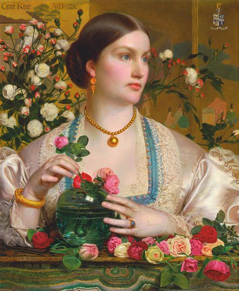 Grace Rose Painting By Frederick Sandys Fine Art America