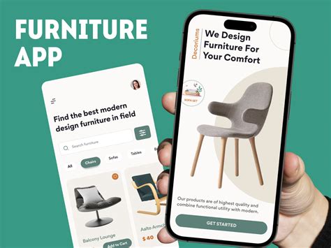 Furniture App Design Uplabs