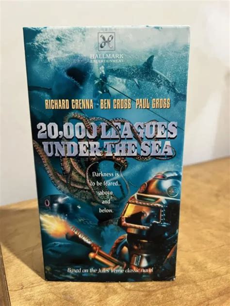 20000 Leagues Under The Sea Vhs Tape Hallmark Richard Crenna Ben Cross