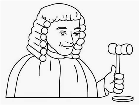 Click the cartoon judge coloring pages to view printable version or color it online (compatible with ipad and android tablets). Judge Drawing at GetDrawings | Free download