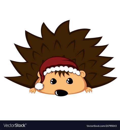 Lovely Hedgehog Royalty Free Vector Image Vectorstock