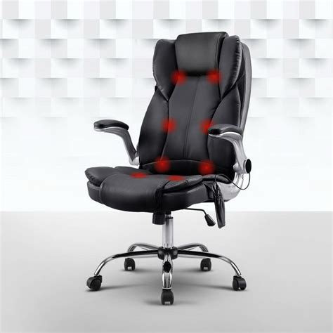 Buy Artiss 8 Point Massage Office Chairs Computer Desk Chairs Armrests