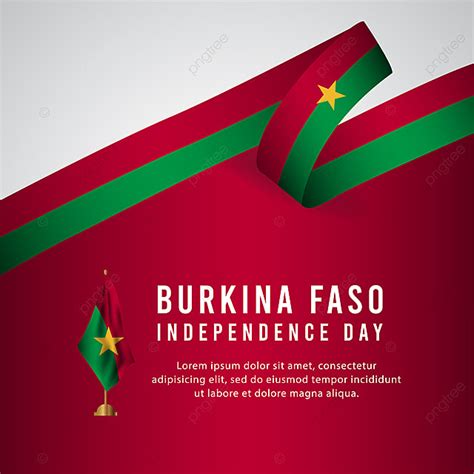 Burkina Faso Vector Hd Images Happy Burkina Faso Independence Day