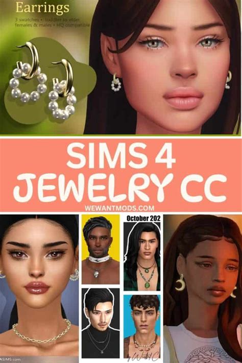 21 Sims 4 Jewelry Cc Earrings Necklaces And Rings We Want Mods