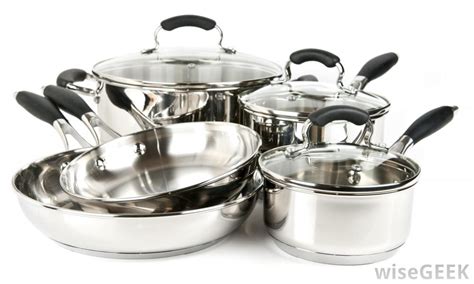 pans stainless steel pots metal cooking types expanding cookware equipment different utensils why kitchen than aluminum clean ovens above wisegeek