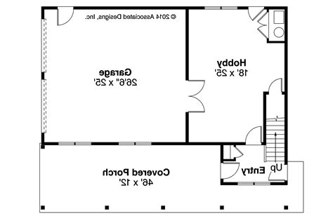 Garage Plan First Floor Jhmrad 46175