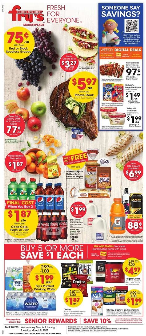 Frys Az Weekly Ad Flyer March 3 To March 9