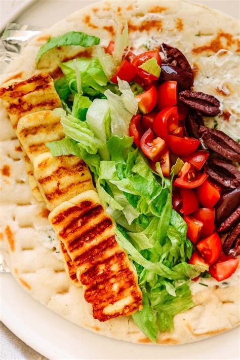 Souvlaki is meat that has been skewered and grilled, it can be chicken (as in this recipe) or made with beef, lamb or pork to name a few. Halloumi Souvlaki | Quick, Easy & Delicious