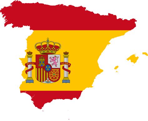Die farben der flagge sind blau, grün, rot, gelb, weiß. File:Flag map of Spain.svg - Wikimedia Commons