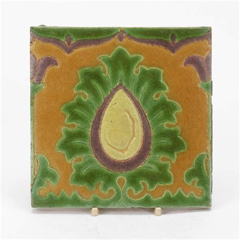 Grueby Pottery Faience Tile — Jmw Gallery