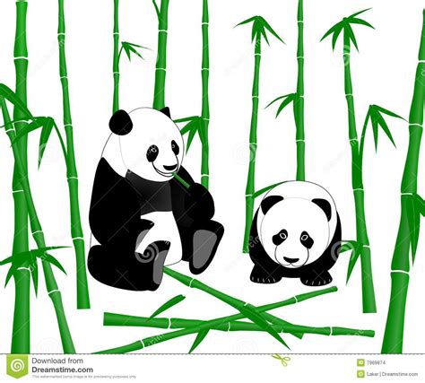 Chinese Giant Panda Eating Bamboo Shoots Stock Images Image 7969874